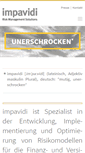 Mobile Screenshot of impavidi.de