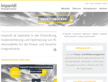 Tablet Screenshot of impavidi.de